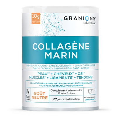 Complément alimentaire à base de collagène marin