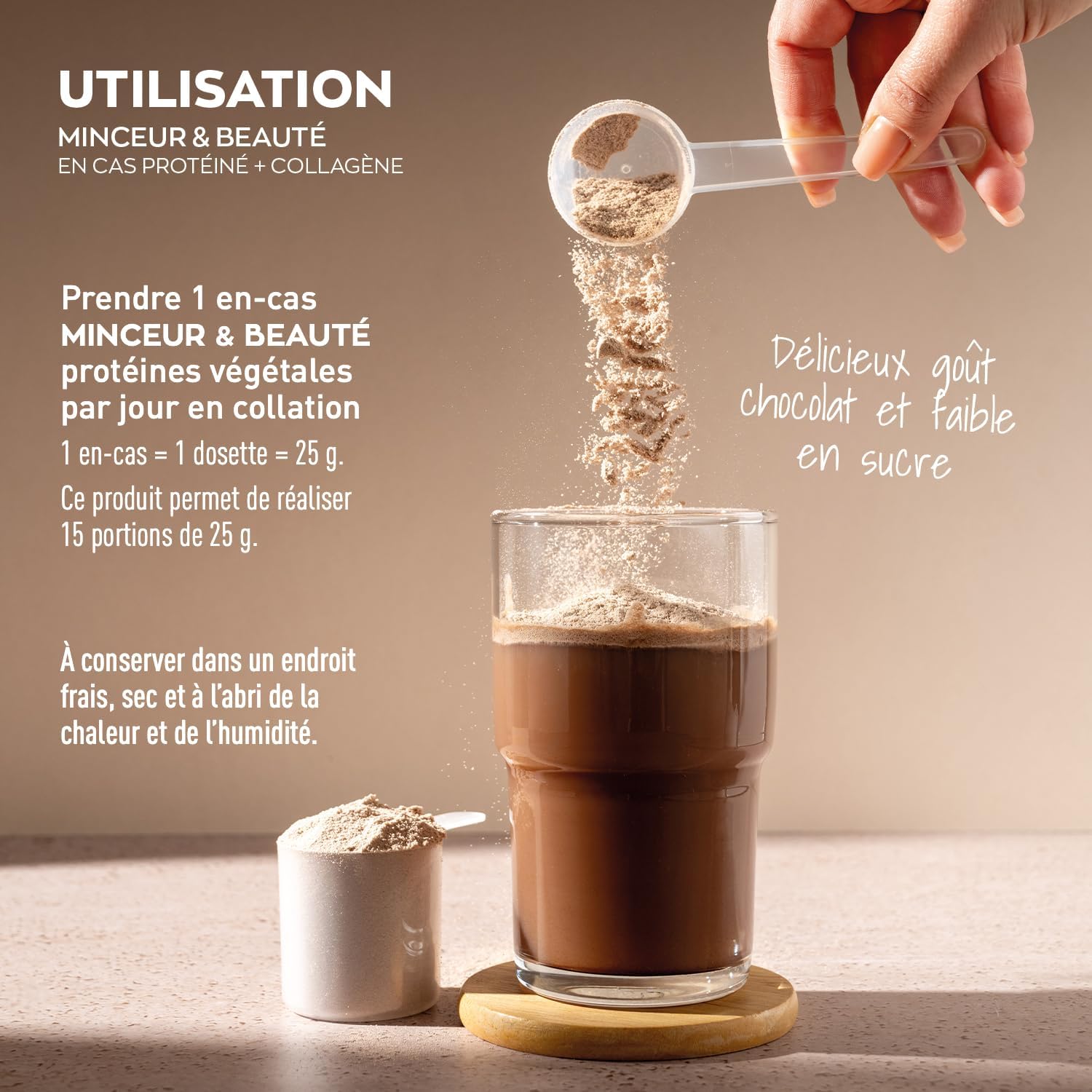 Minceur & Beauté Protéine végétale goût Chocolat