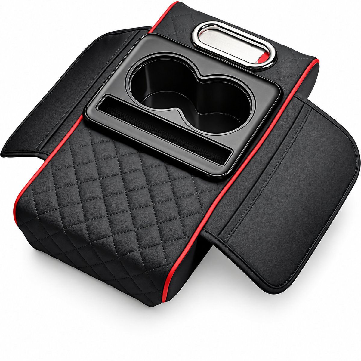 Organisateur de Voiture avec Accoudoir et Porte-Gobelets