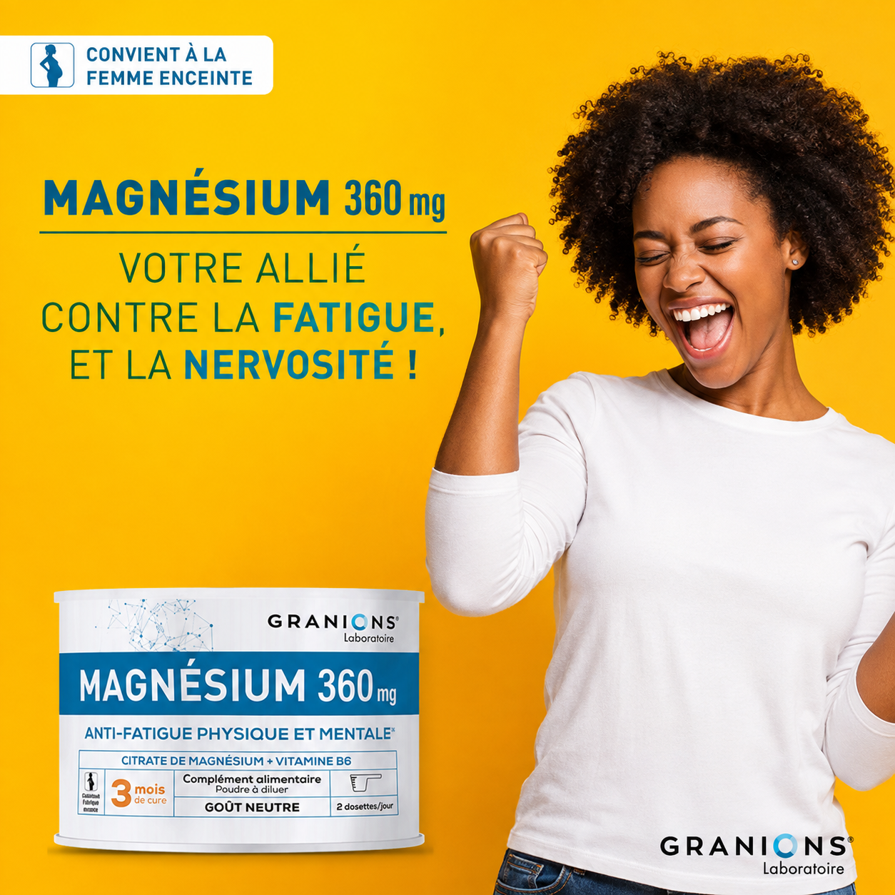 Magnésium Anti-fatigue physique & mentale