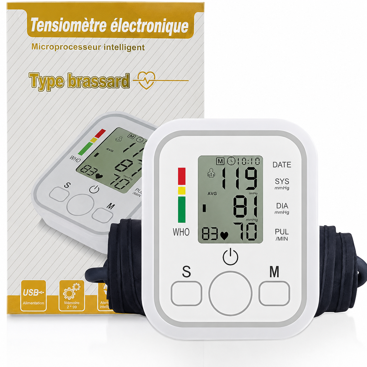 Tensiomètre électronique pour bras