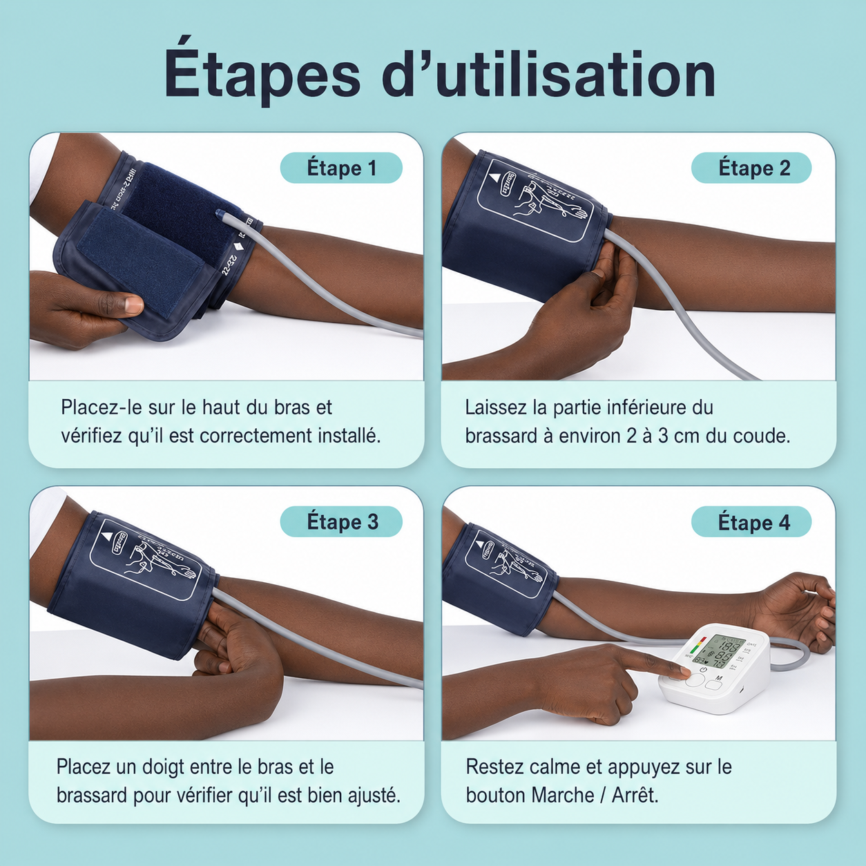 Tensiomètre électronique pour bras