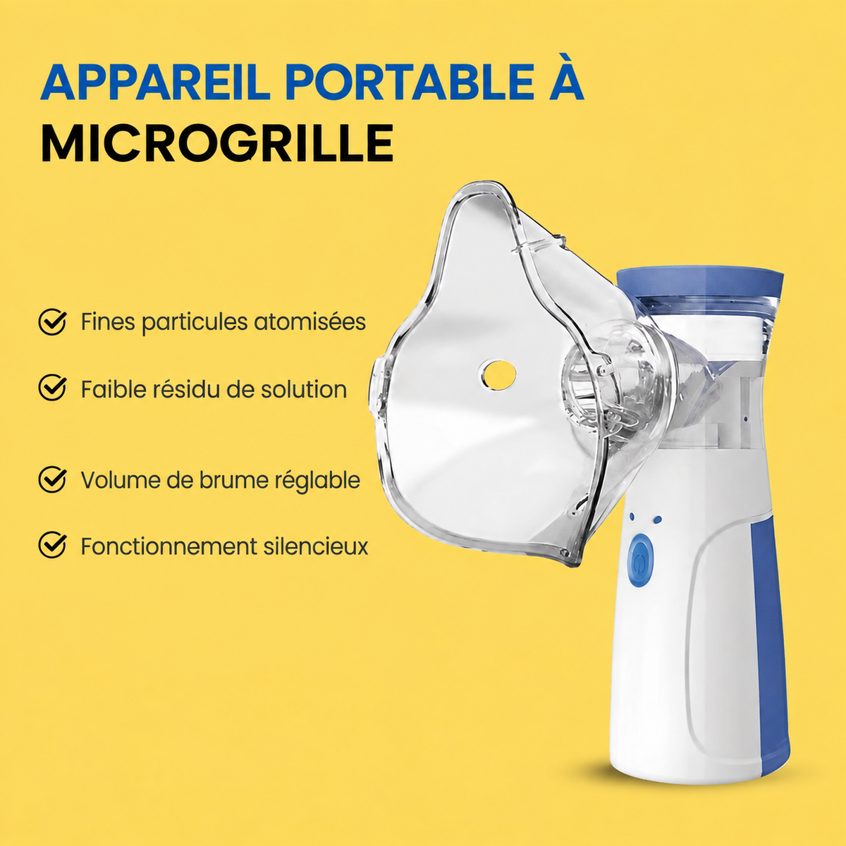 Nébuliseur portable à microgrille