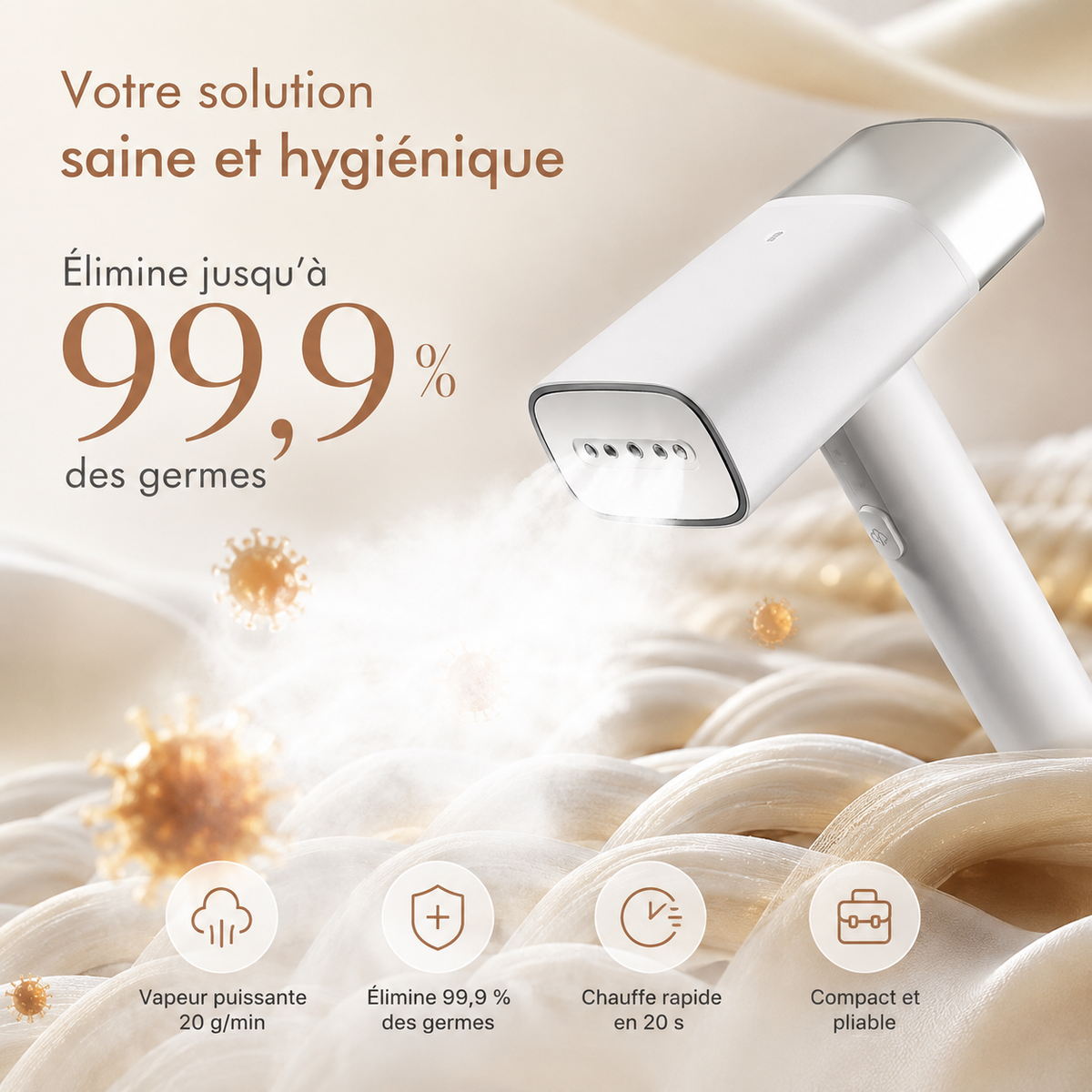Défroisseur Vapeur Pliable