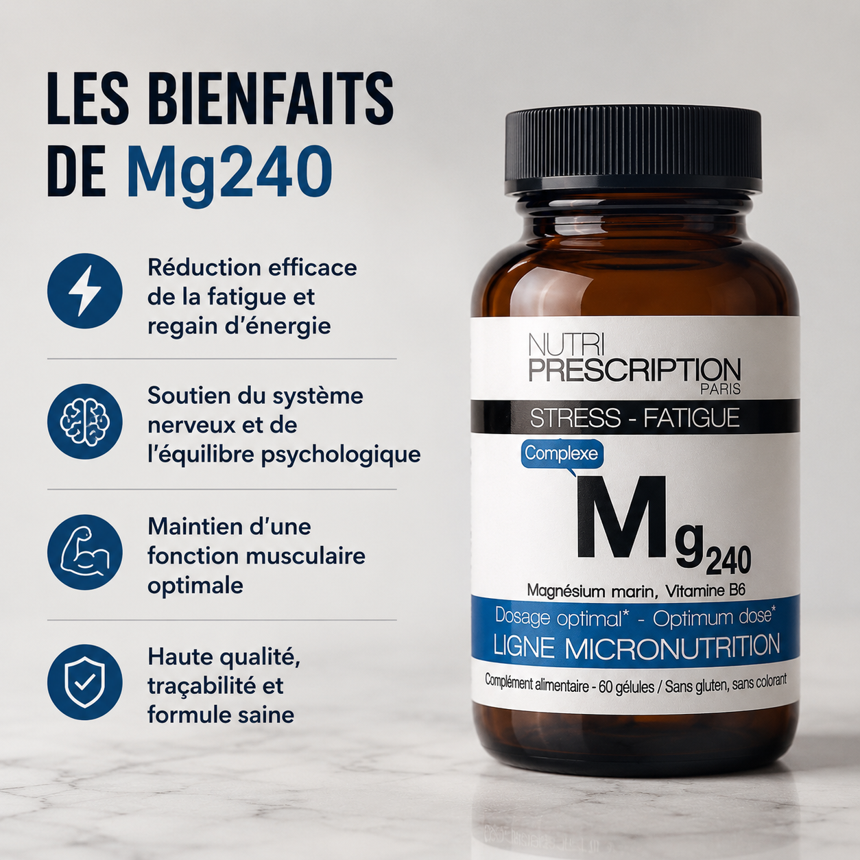 NutriPrescription Magnésium Marin Vitamine B6
