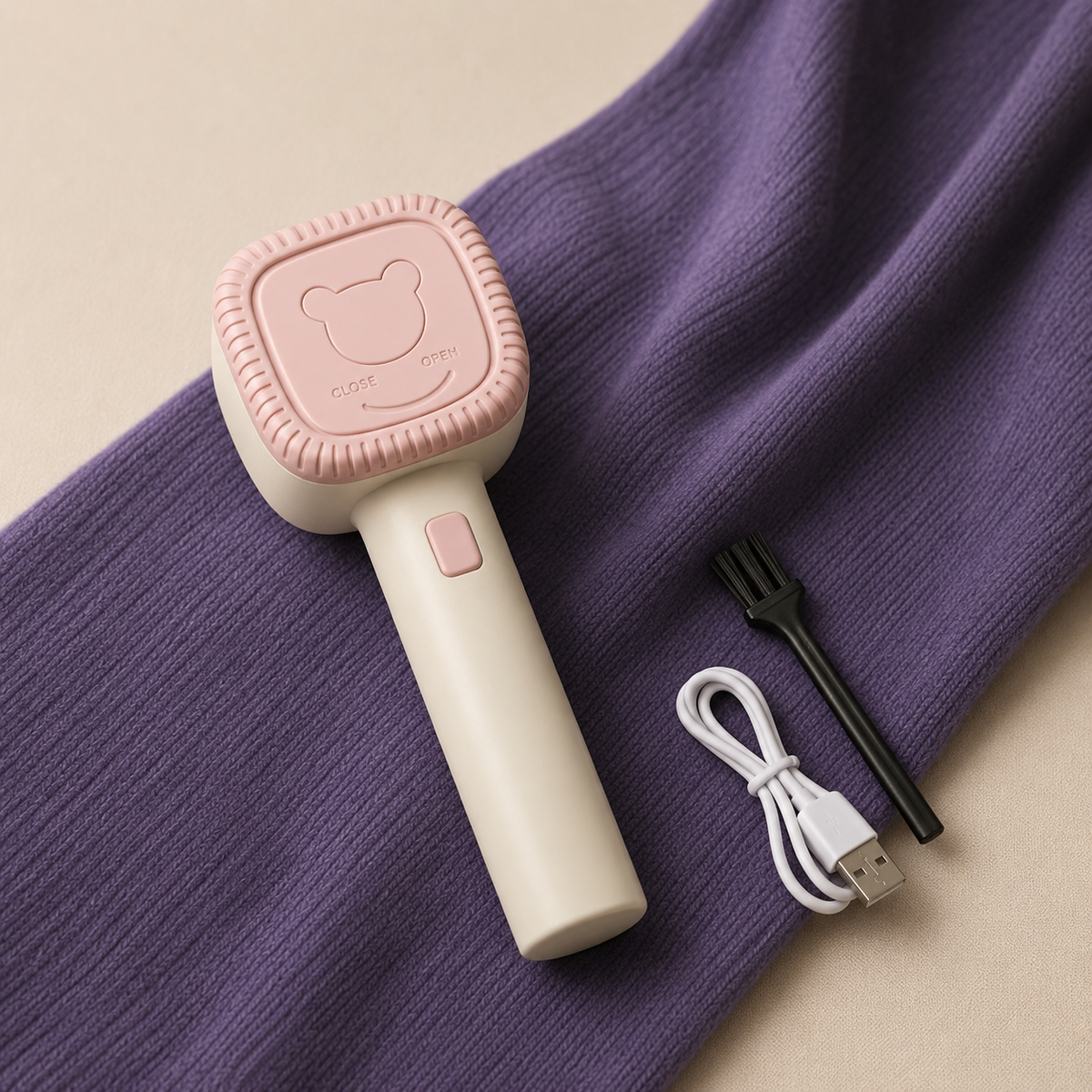 Rasoir à vêtements anti-peluches