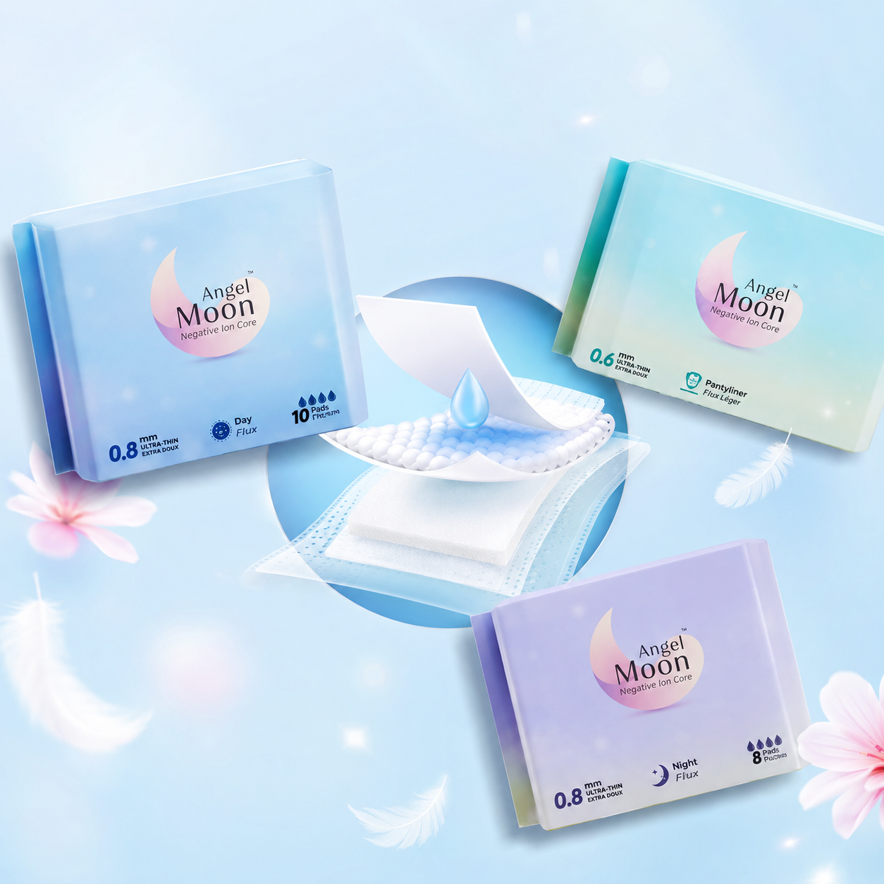 Serviettes hygiéniques Angel Moon