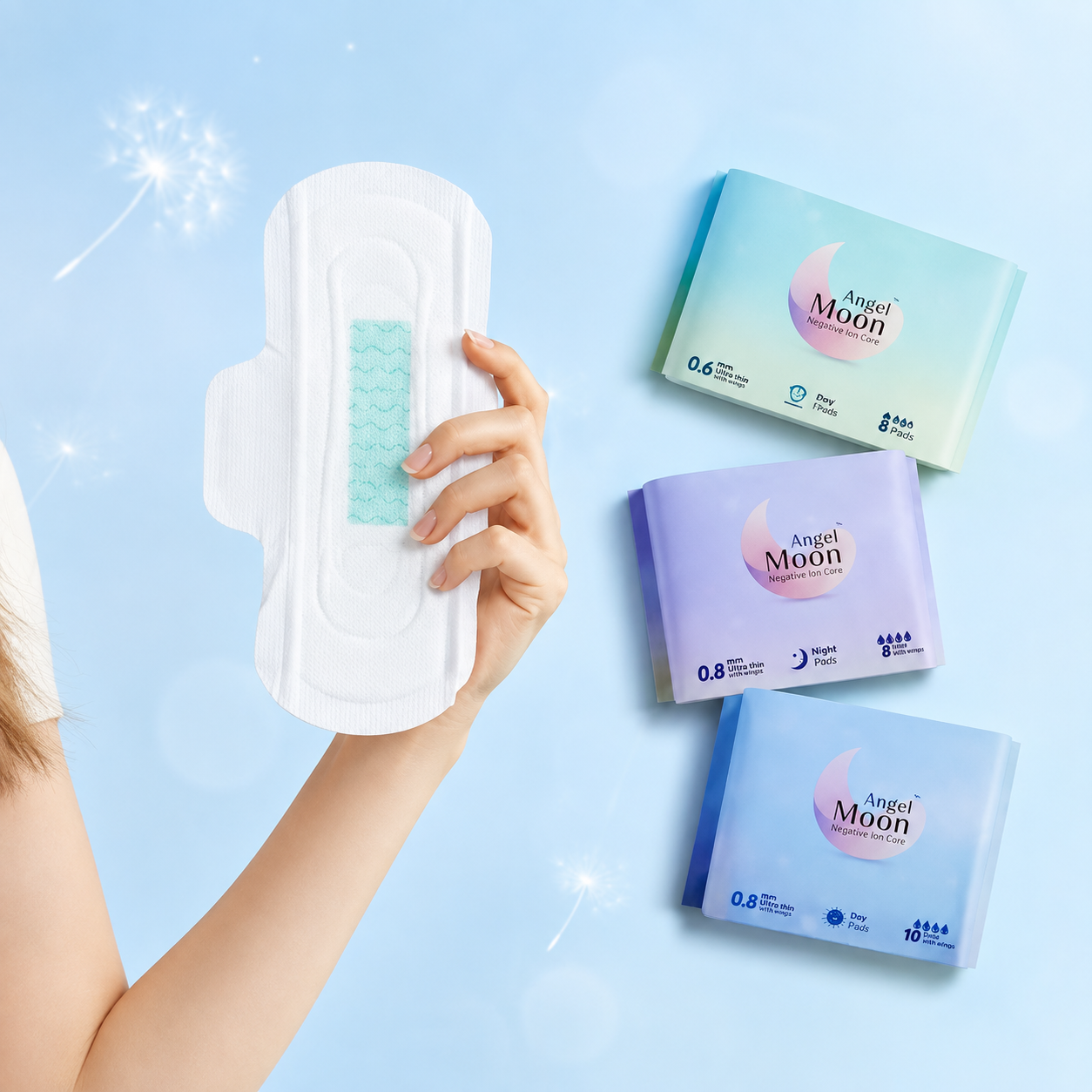 Serviettes hygiéniques Angel Moon