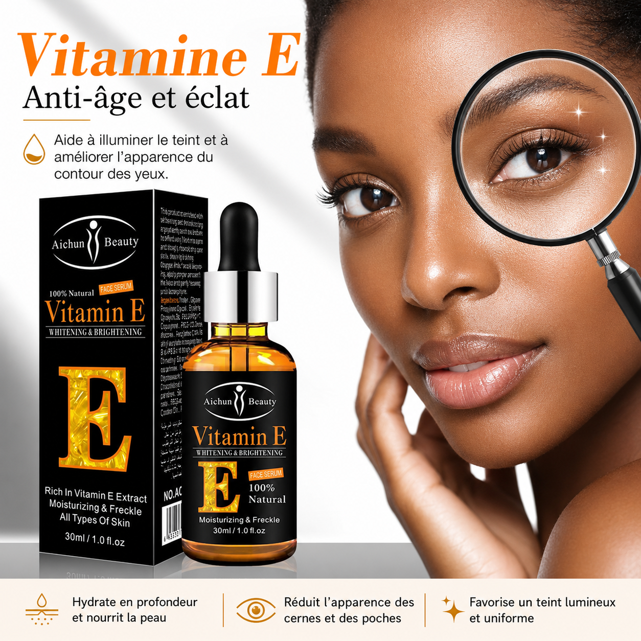 Sérum antioxydant et hydratant à la vitamine E