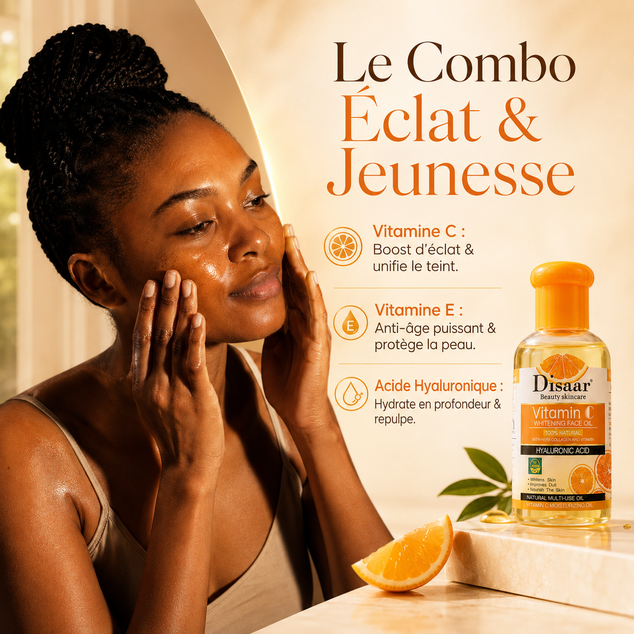 Huile visage Disaar à la vitamine C