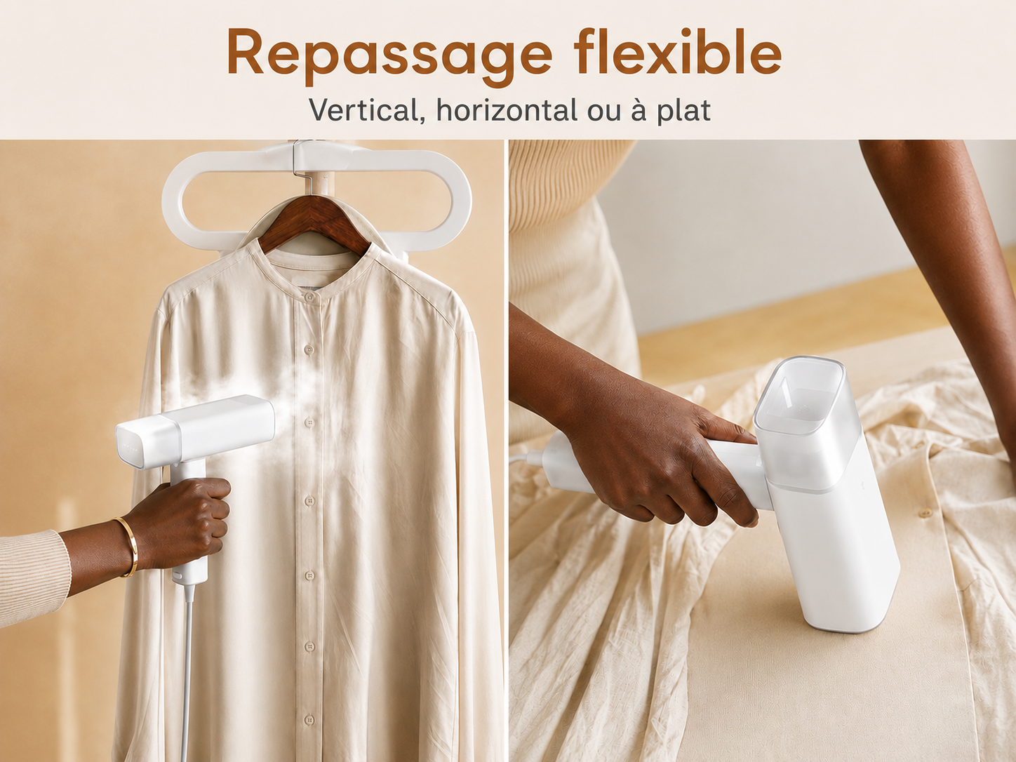 Le repassage parfait, partout et en quelques secondes