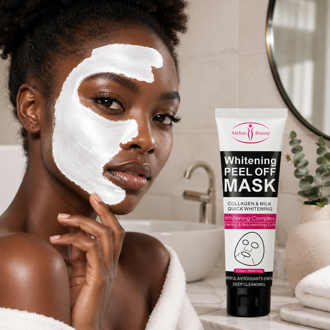 Soin facial peel-off multi-actions