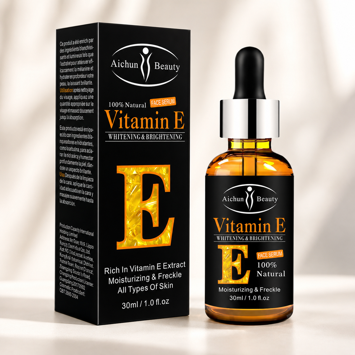 Sérum antioxydant et hydratant à la vitamine E
