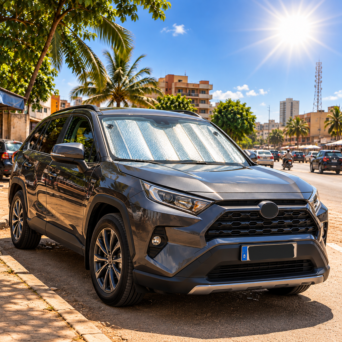 Pare-soleil durable pour voiture